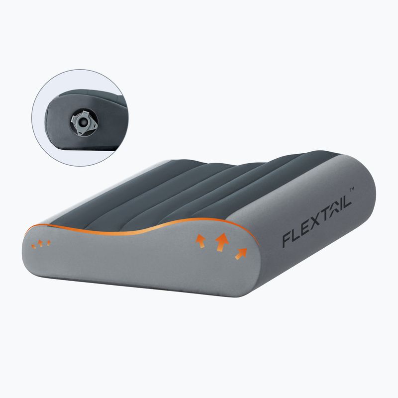 Travel pillow FLEXTAIL Zero Pillowse grey 2