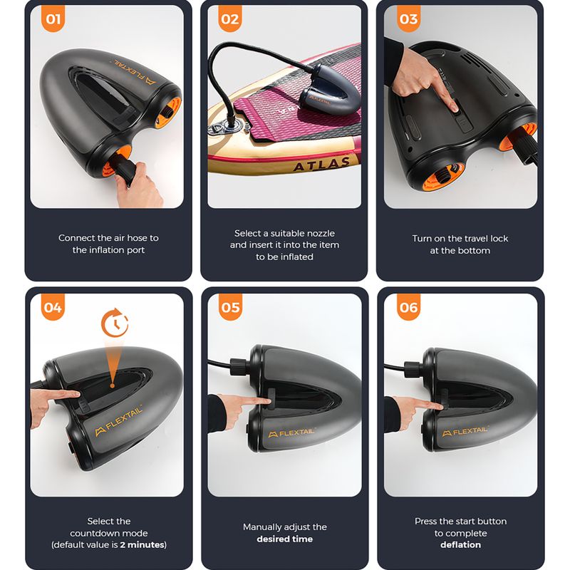Electric pump FLEXTAIL Evo Sup Pro dark grey 10