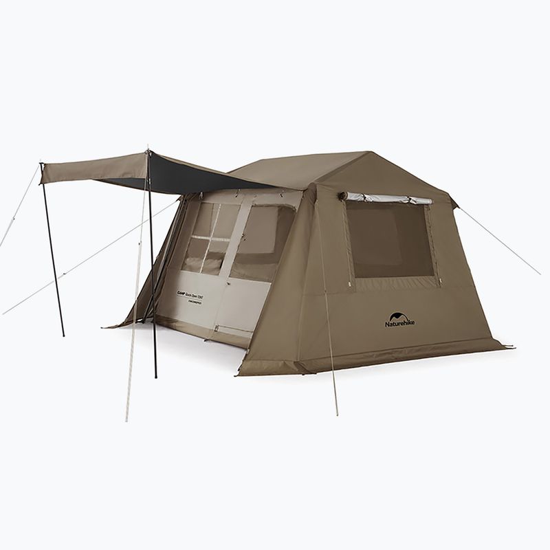 Naturehike Village 6.0 brown 4-person camping tent 2