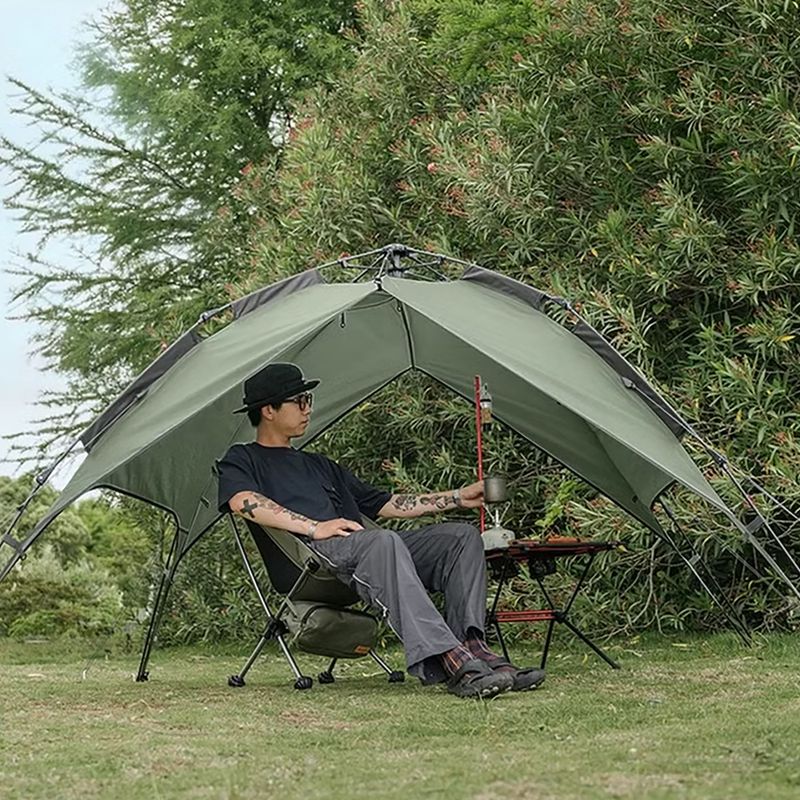 4-person camping tent Naturehike Pop-Up 4 Automatic forest green 5
