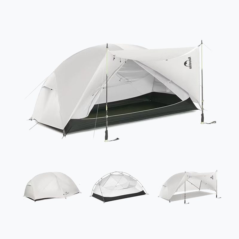 2-person trekking tent Naturehike Mongar Pro 2 20D light grey
