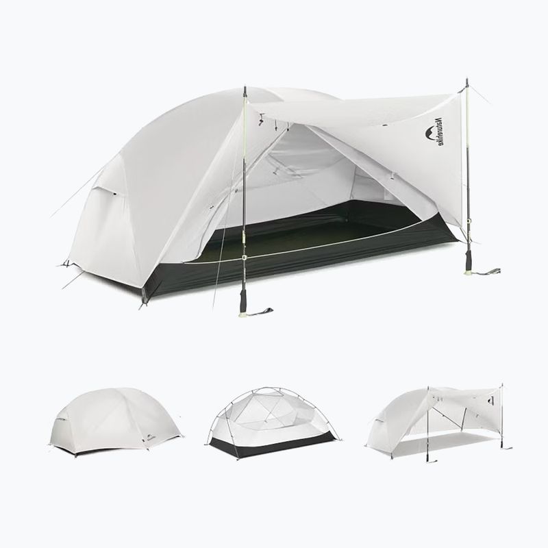 2-person trekking tent Naturehike Mongar Pro 2 20D light grey 2