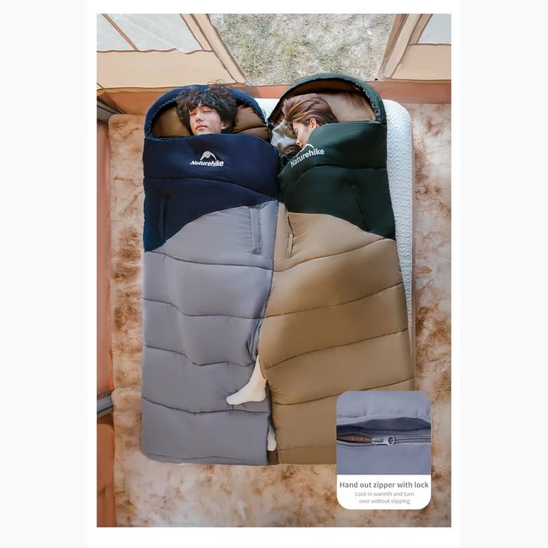 Sleeping bag Naturehike U250 Sunny Day Left navy blue 3