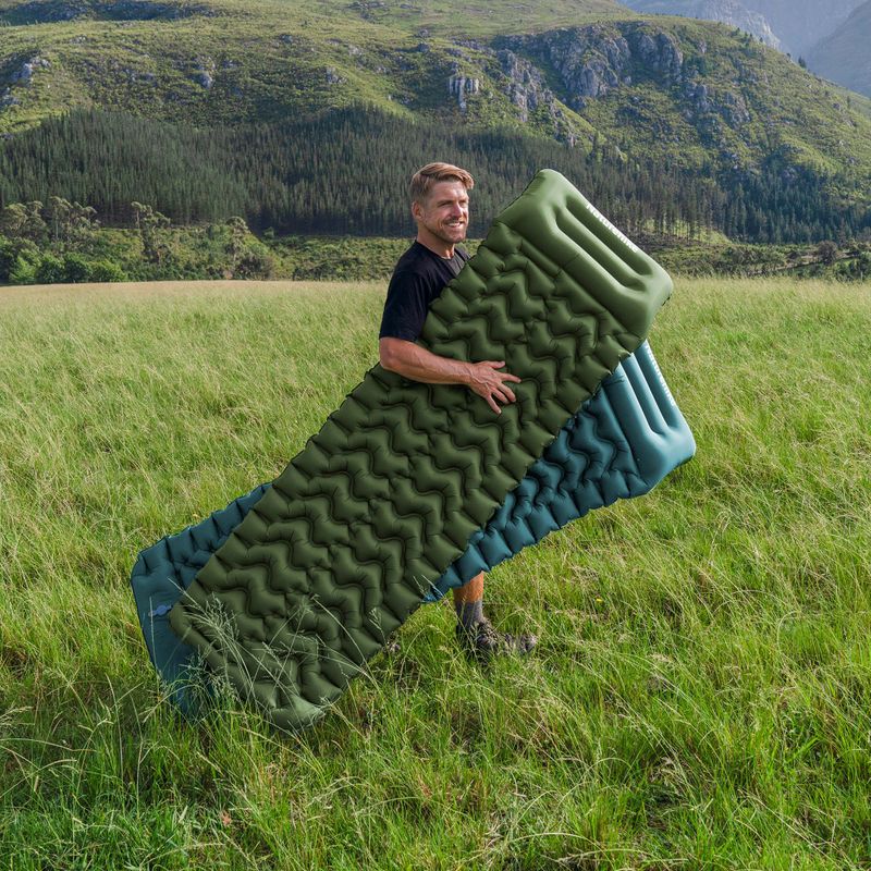 Naturehike Pillow Single inflatable mat FC01 army green 2