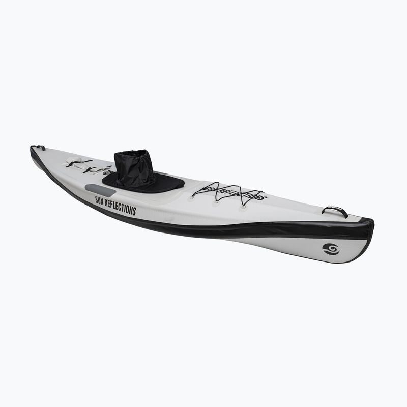 1-person inflatable kayak Sun Reflections Full DS light grey/black 4