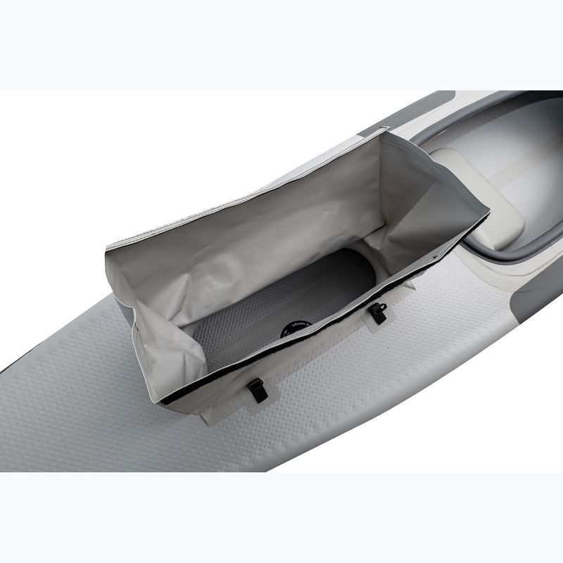 1-person inflatable kayak Sun Reflections Full DS light grey/black 7