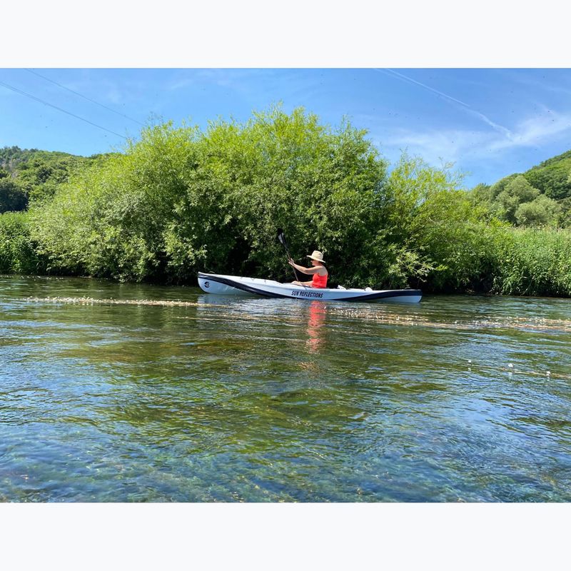 1-person inflatable kayak Sun Reflections Full DS light grey/black 17