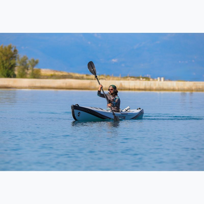 1-person inflatable kayak Sun Reflections Full DS light grey/black 18