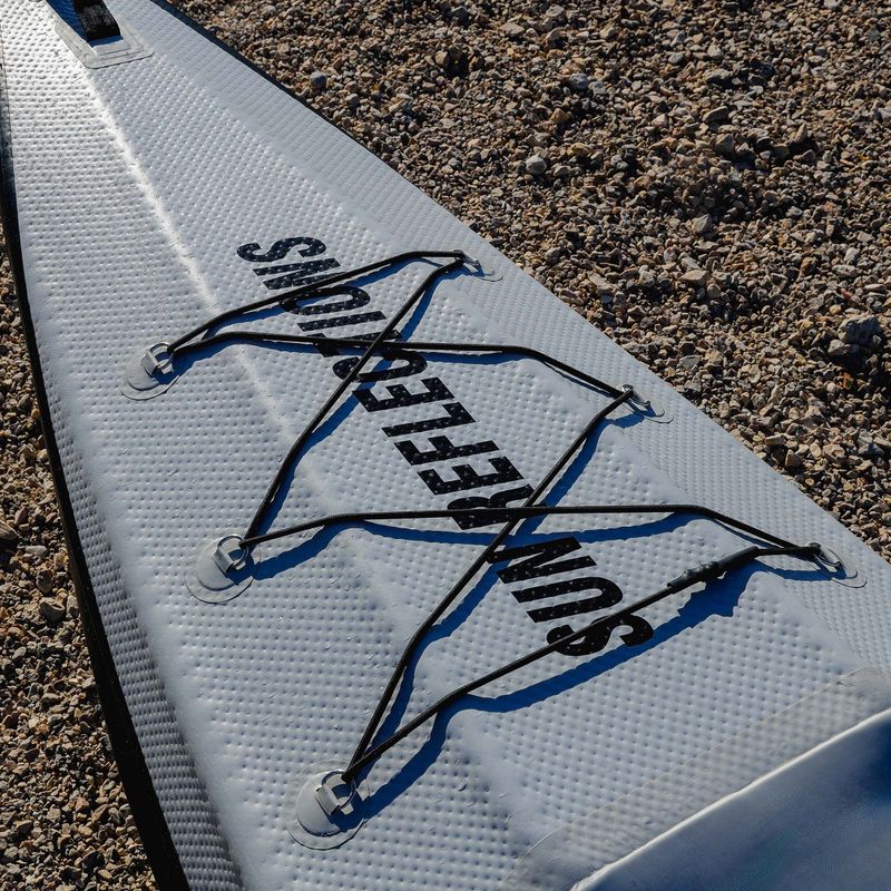 1-person inflatable kayak Sun Reflections Full DS light grey/black 23