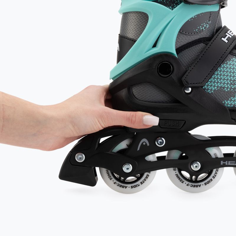Children's inline skates HEAD Galaxy 2in1 turquoise 16
