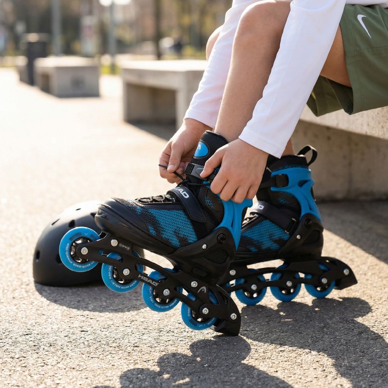 Children's inline skates HEAD Galaxy 2in1 blue 5