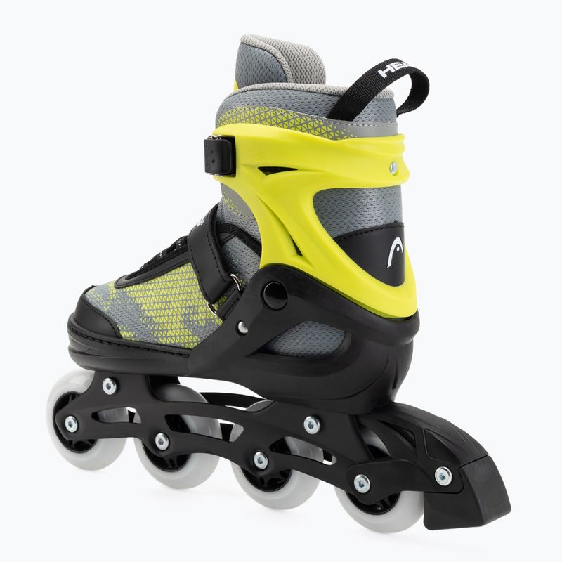 Children's inline skates HEAD Galaxy 2in1 yellow 9