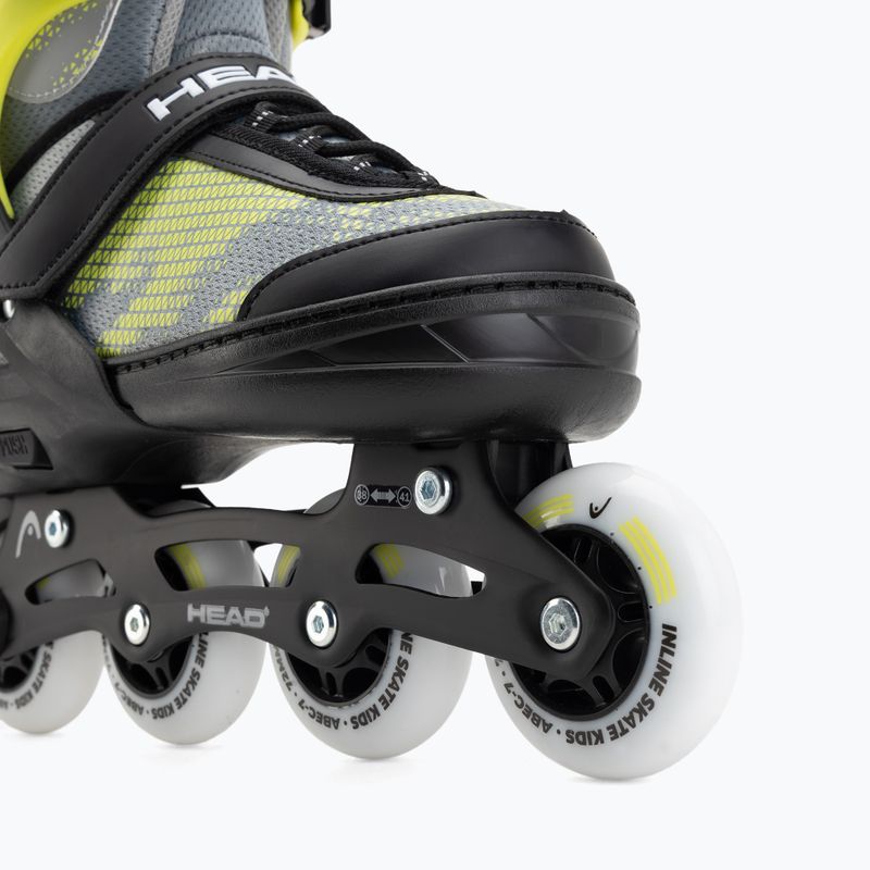 Children's inline skates HEAD Galaxy 2in1 yellow 15