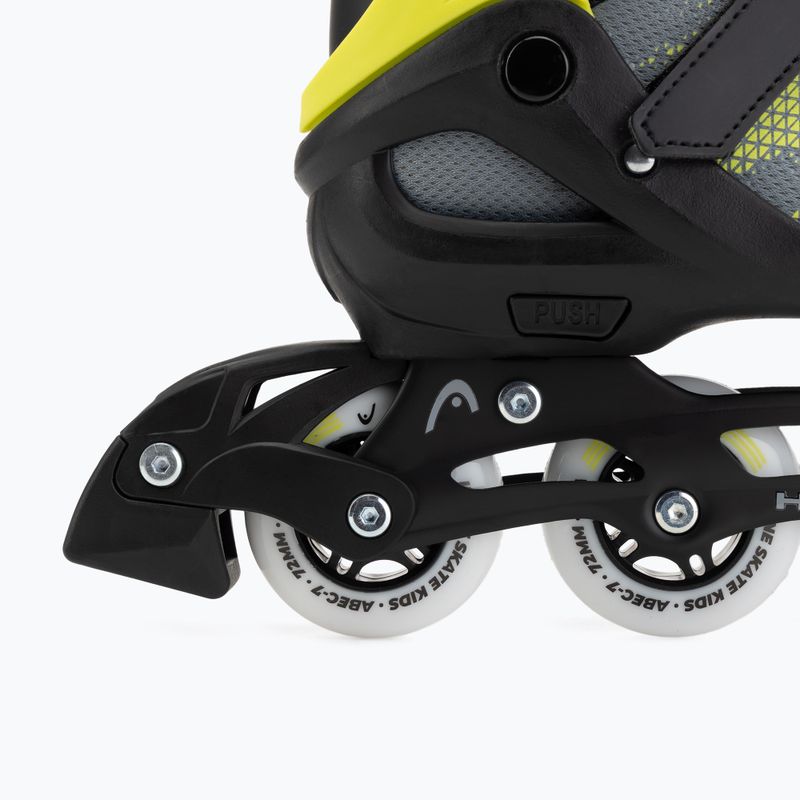 Children's inline skates HEAD Galaxy 2in1 yellow 17