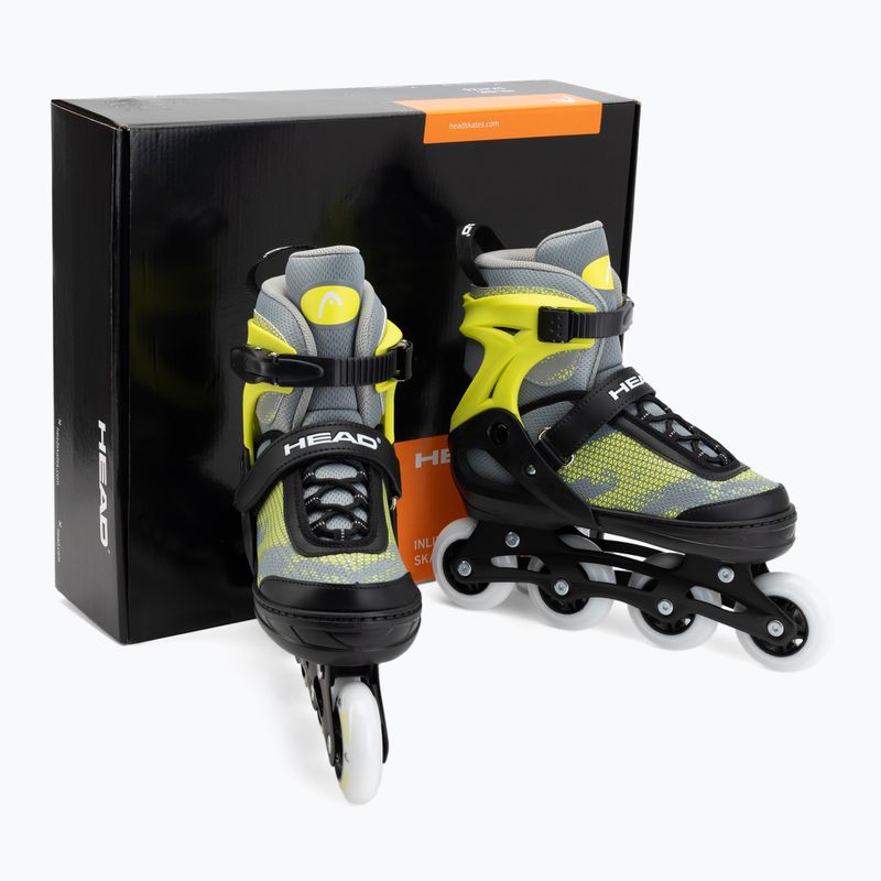Children's inline skates HEAD Galaxy 2in1 yellow 20