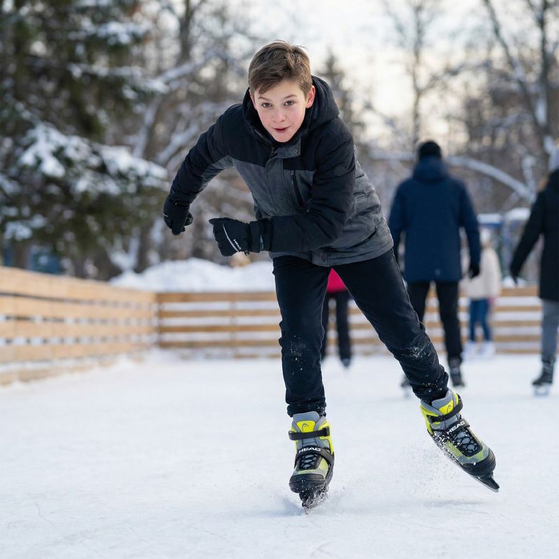 Children's inline skates HEAD Galaxy 2in1 yellow 7