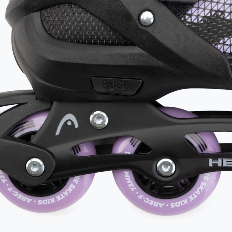 Children's inline skates HEAD Galaxy 2in1 purple 17