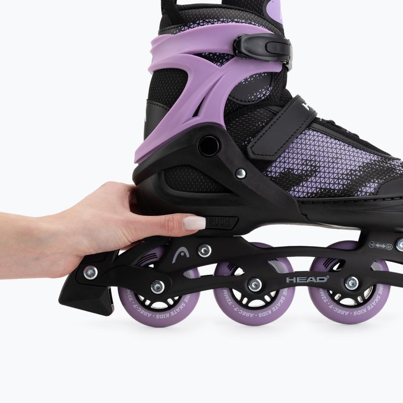 Children's inline skates HEAD Galaxy 2in1 purple 18