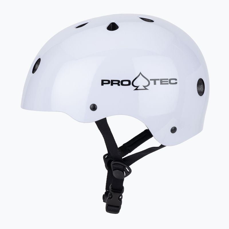 Pro-Tec Classic Certified helmet gloss white 3