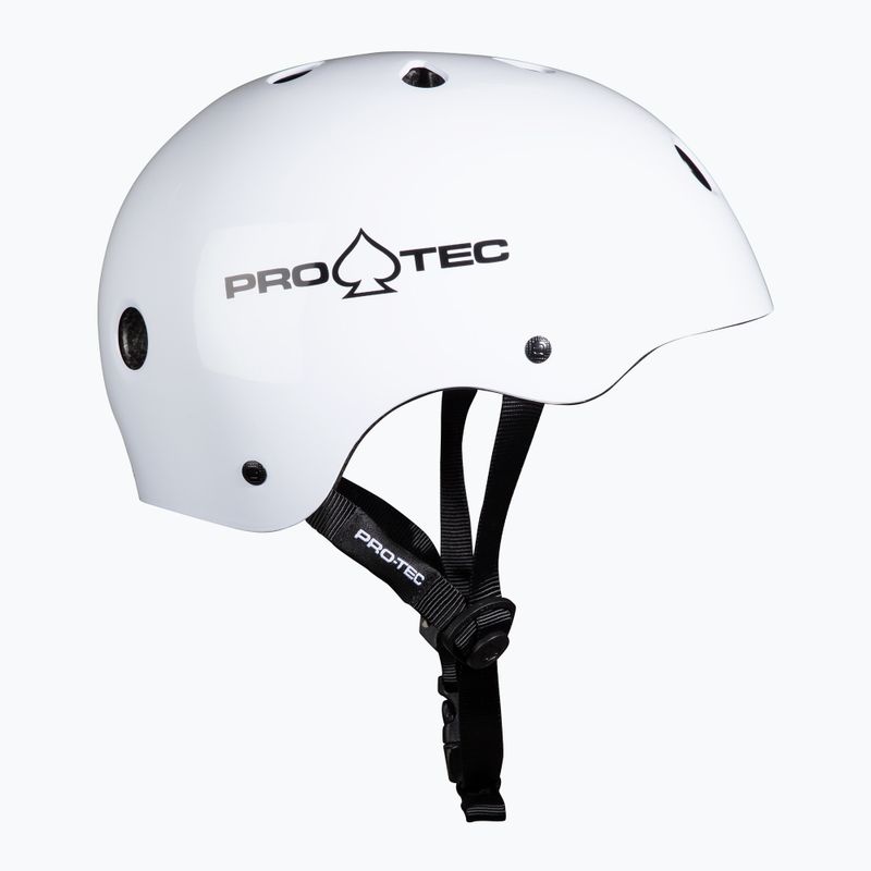 Pro-Tec Classic Certified helmet gloss white 2