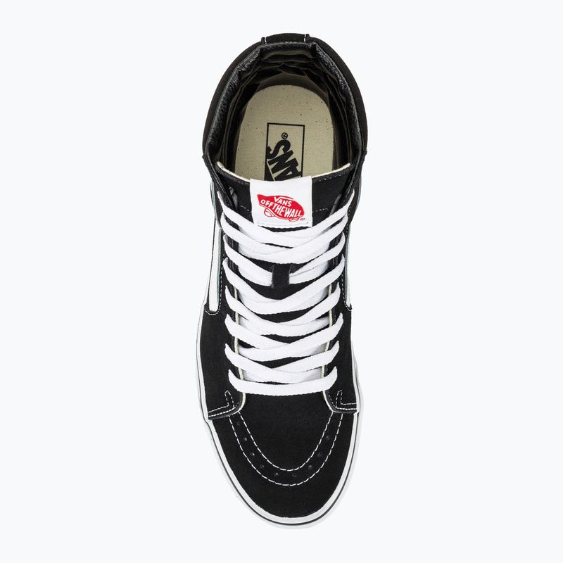 Vans UA SK8-Hi black/black/white shoes 7