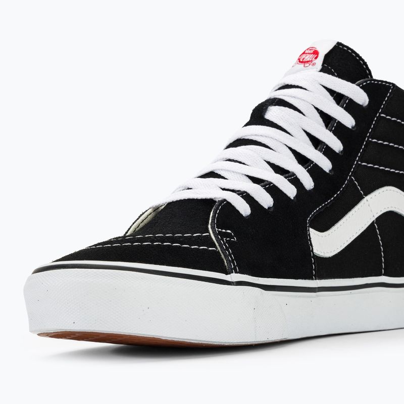 Vans UA SK8-Hi black/black/white shoes 9