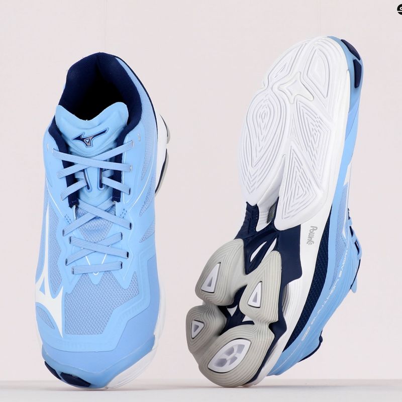 Women's volleyball shoes Mizuno Wave Lightning Z6 blue V1GC200029 11