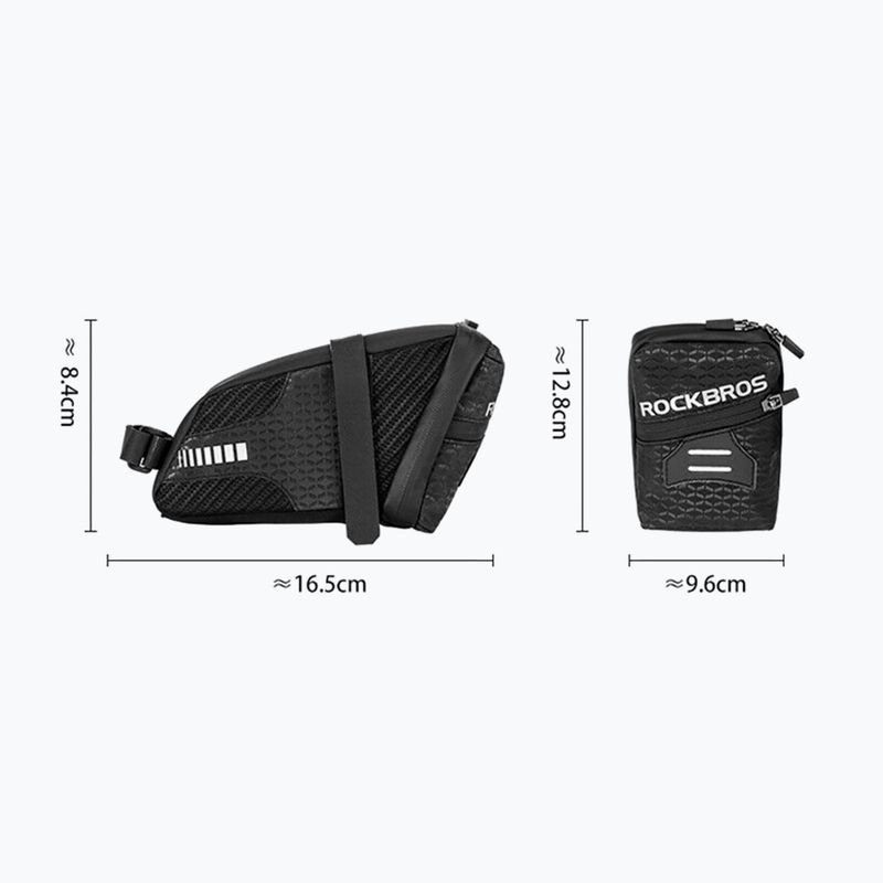 Bike bag under saddle Rockbros C29 1.5 l black 2