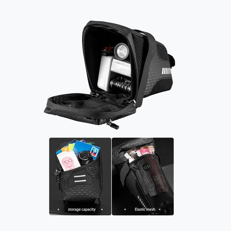 Bike bag under saddle Rockbros C29 1.5 l black 3
