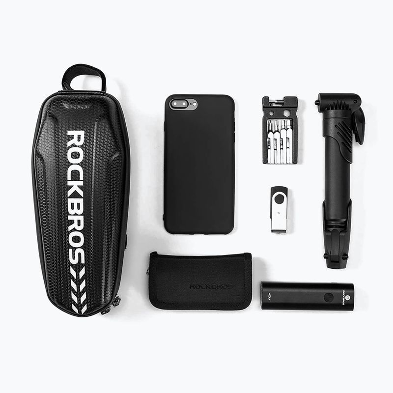 Bicycle frame bag Rockbros B60 1,1 l black 2