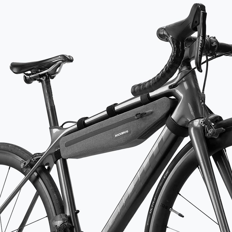 Rockbros bicycle frame bag AS-052 1.5 l grey 2