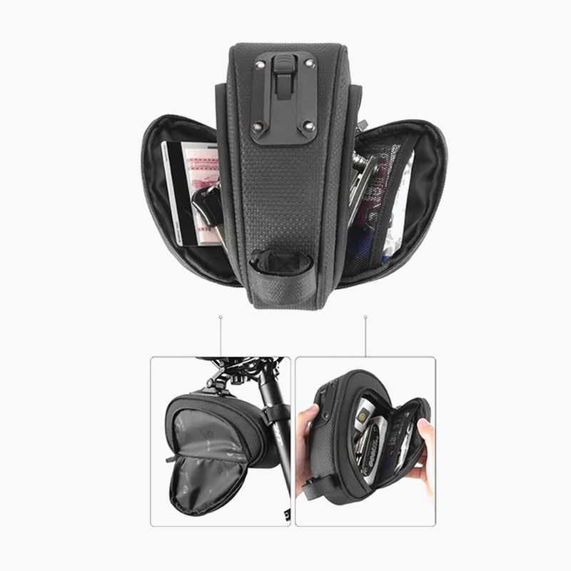Bike bag under saddle Rockbros C40 1.2 l black 4