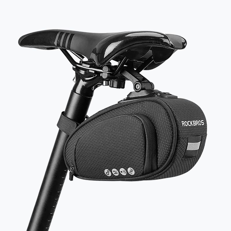 Bike bag under saddle Rockbros C40 1.2 l black 6