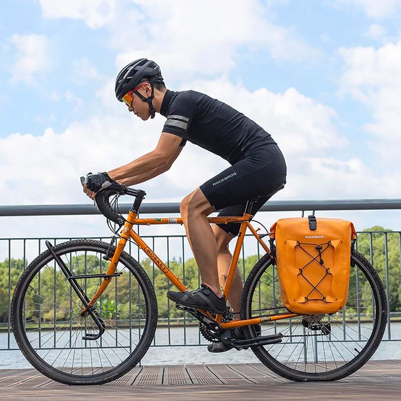 Rockbros bike pannier 30140022 32 l orange 3