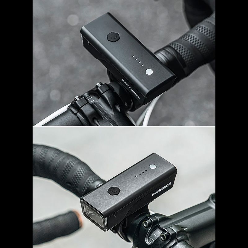 Rockbros front bike light 24510003 260 lm black 4