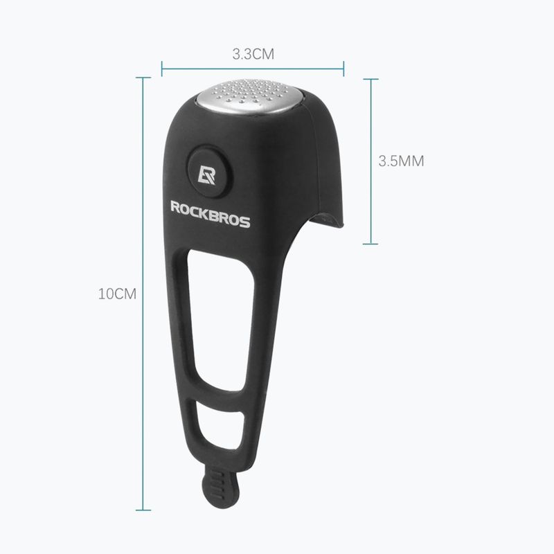 Bicycle bell Rockbros CB1709 black 2