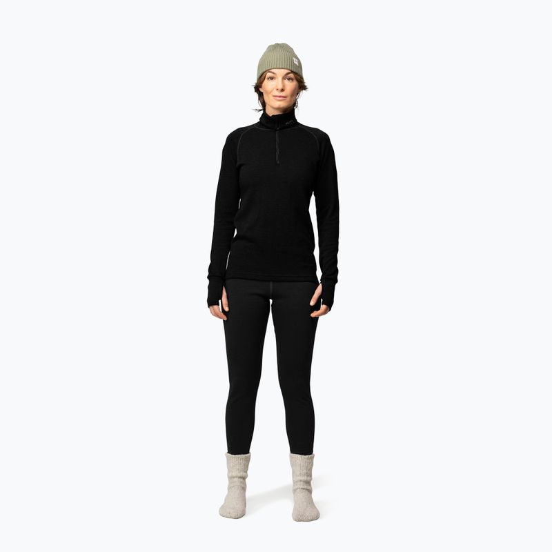 Women's thermal sweatshirt Devold Expedition Merino 235 Zip Neck black 2