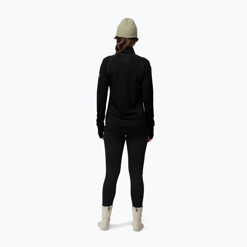 Women's thermal sweatshirt Devold Expedition Merino 235 Zip Neck black 3