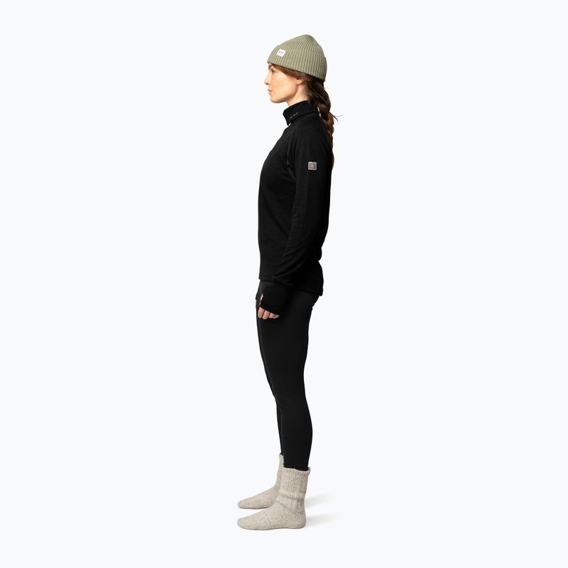 Women's thermal sweatshirt Devold Expedition Merino 235 Zip Neck black 4