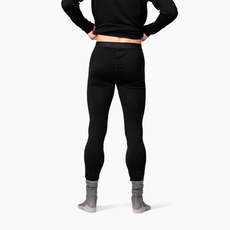 Men's thermal trousers Devold Breeze Merino 150 Longs black 2