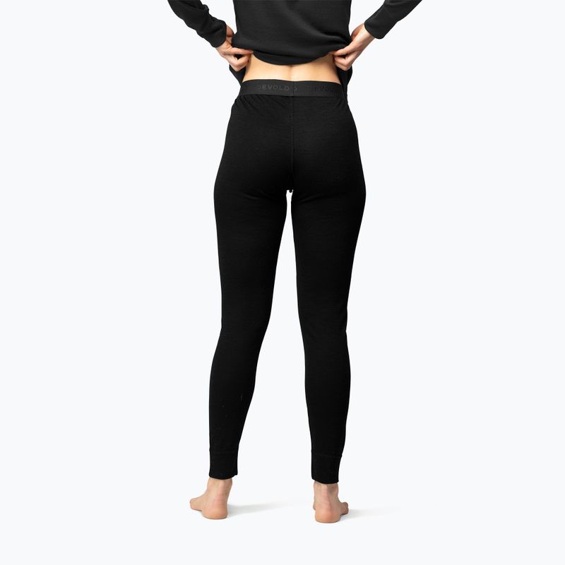 Women's thermal trousers Devold Duo Active Merino 205 Longs black 2