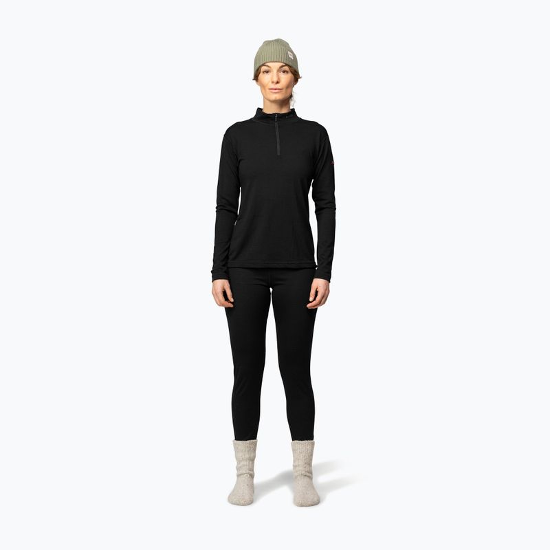 Women's thermal sweatshirt Devold Breeze Merino 150 Zip Neck black 2