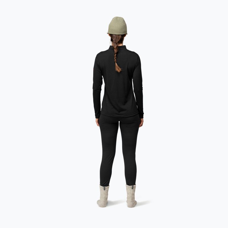 Women's thermal sweatshirt Devold Breeze Merino 150 Zip Neck black 3