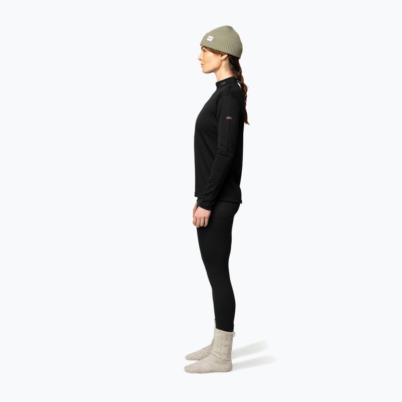 Women's thermal sweatshirt Devold Breeze Merino 150 Zip Neck black 4