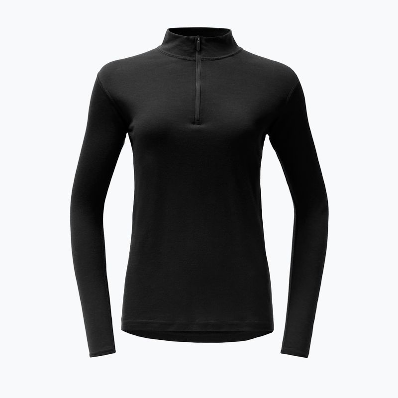 Women's thermal sweatshirt Devold Breeze Merino 150 Zip Neck black 5