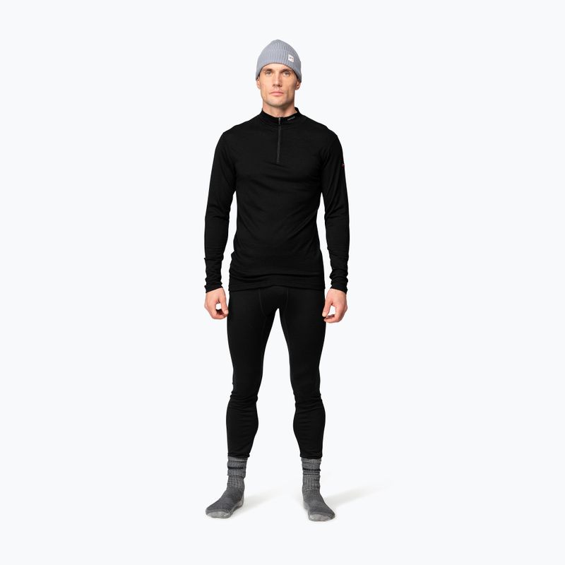 Men's thermal sweatshirt Devold Breeze Merino 150 Zip Neck black 2