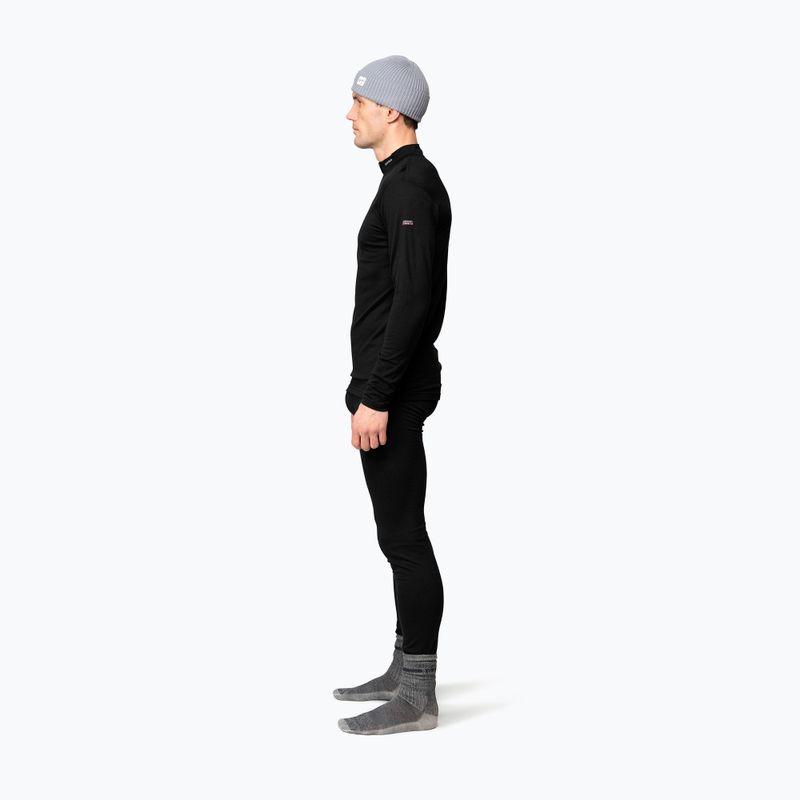 Men's thermal sweatshirt Devold Breeze Merino 150 Zip Neck black 4