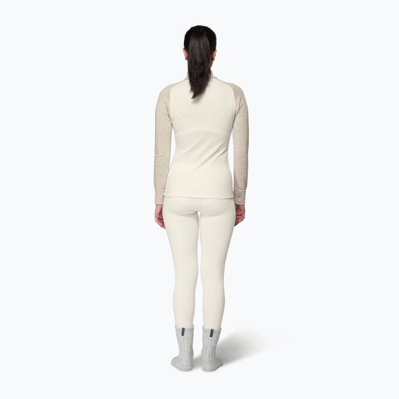 Women's thermal sweatshirt Devold Duo Active Merino 205 Zip Neck raw white 3