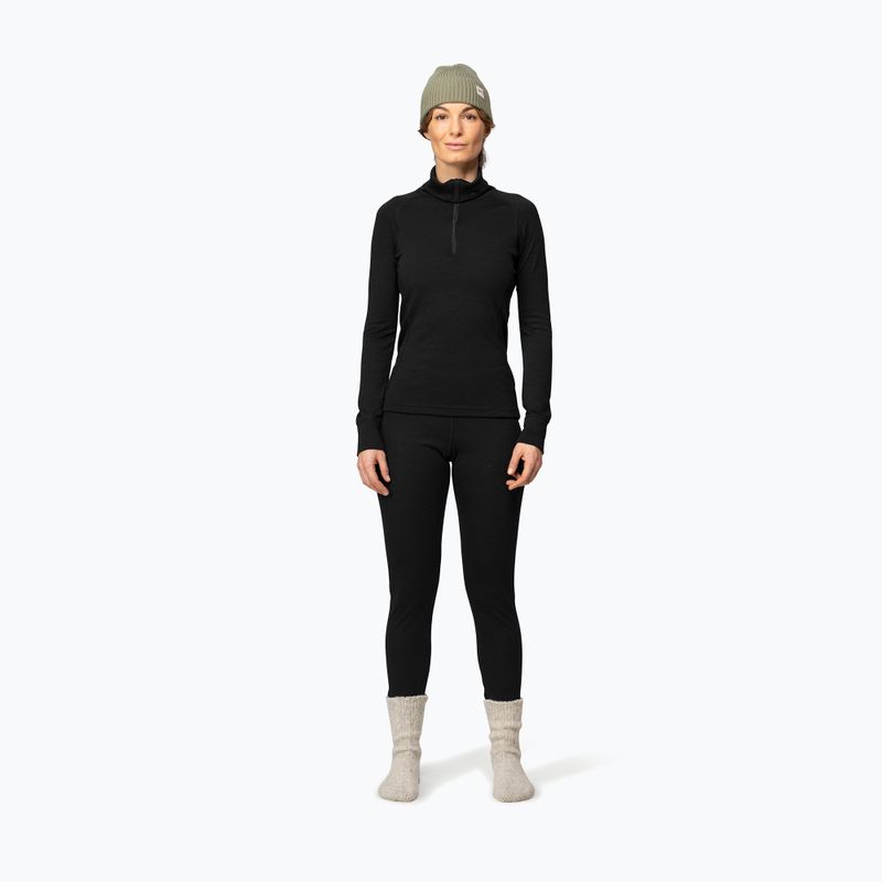 Women's thermal sweatshirt Devold Duo Active Merino 205 Zip Neck black 2