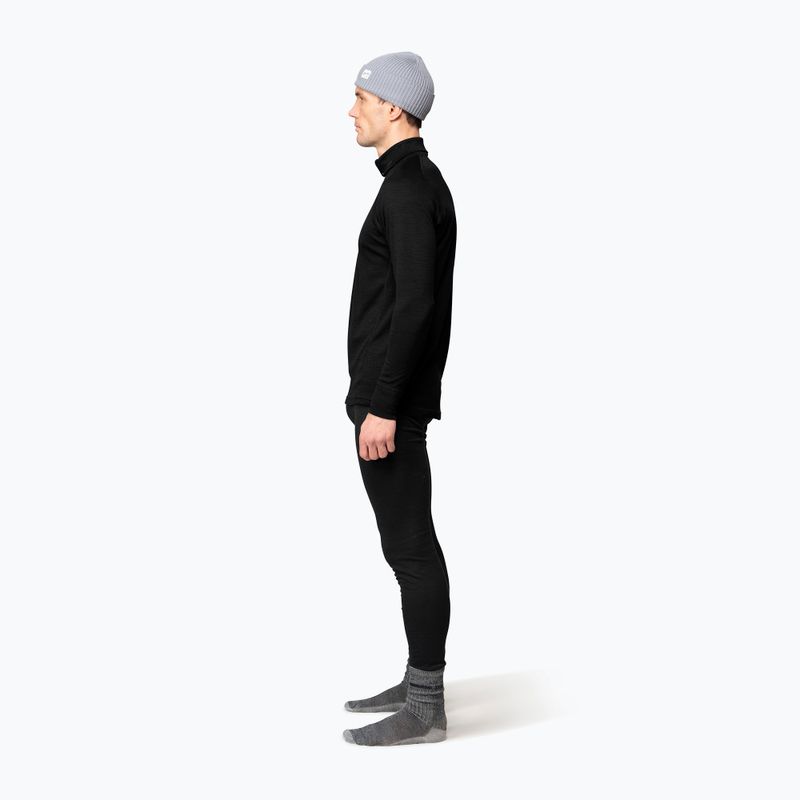 Men's thermal sweatshirt Devold Duo Active Merino 205 Zip Neck black 4